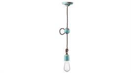 Lampada a sospensione Collezione Vintage C660-1 azzurro