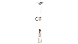 Lampada a sospensione Collezione Vintage C660-1 bianco