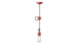 Lampada a sospensione Collezione Vintage C660-1 rosso