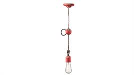 Lampada a sospensione Collezione Vintage C660-1 rosso