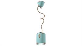 Lampada a sospensione Collezione Vintage C984 azzurro