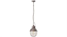 Lampada a sospensione con gabbia Collezione Industrial C1770-VIT tortora