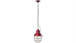 Lampada a sospensione con gabbia Collezione Industrial C1770-VIX bordeaux