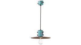 Lampada a sospensione d.040 Collezione Urban C1522 azzurro