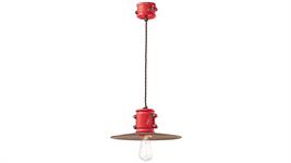 Lampada a sospensione d.040 Collezione Urban C1522 rosso