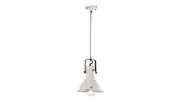 Lampada a sospensione d.23 Collezione Industrial C1691 bianco