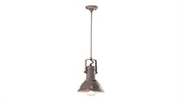 Lampada a sospensione d.23 Collezione Industrial C1691 tortora