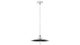 Lampada a sospensione d.30 Collezione B&W C1611 nero