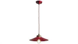 Lampada a sospensione d.30 Collezione Colors C1635 bordeaux