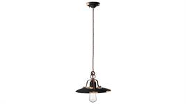 Lampada a sospensione d.30 Collezione Country C1442 nero