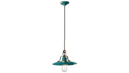 Lampada a sospensione d.30 Collezione Country C1442 verde