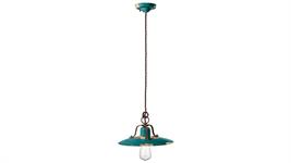 Lampada a sospensione d.30 Collezione Country C1442 verde