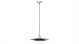 Lampada a sospensione d.35 Collezione B&W C1612 nero