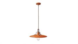 Lampada a sospensione d.40 Collezione Country C1443 arancio