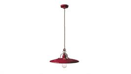 Lampada a sospensione d.40 Collezione Country C1443 bordeaux