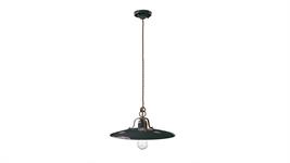 Lampada a sospensione d.40 Collezione Country C1443 nero