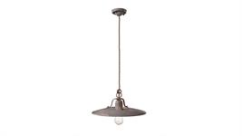 Lampada a sospensione d.40 Collezione Country C1443 tortora