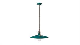 Lampada a sospensione d.40 Collezione Country C1443 verde