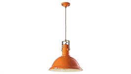 Lampada a sospensione d.40 Collezione Industrial C1690 arancio