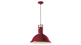 Lampada a sospensione d.40 Collezione Industrial C1690 bordeaux