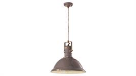 Lampada a sospensione d.40 Collezione Industrial C1690 tortora