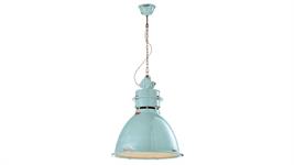 Lampada a sospensione d.50 Collezione Industrial C1750 azzurro