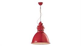 Lampada a sospensione d.50 Collezione Industrial C1750 rosso