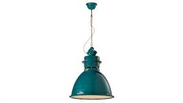 Lampada a sospensione d.50 Collezione Industrial C1750 verde