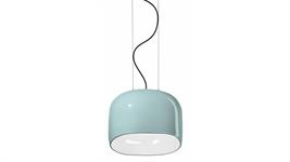 Lampada a sospensione grande C2551-AZZ Collezione AYRTON finitura azzurro