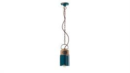 Lampada a sospensione in ceramica Collezione Industrial C1620 verde