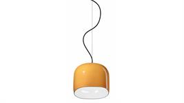 Lampada a sospensione piccola C2550-GIA Collezione AYRTON finitura giallo