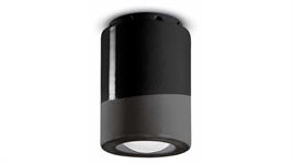Plafoniera C985-NEC Collezione PI finitura nero carbone
