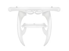 Consolle PALLADIO, 2 ripiani, colore bianco, catalogo IPlex, codice I00207014O01