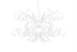 Lampadario GORGON, colore bianco, catalogo IPlex, codice I00413018B01