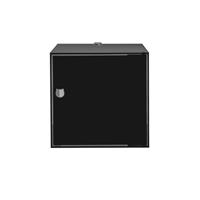 Mobiletto da parete per il bagno CLIO singolo nero, cod I00532004P29