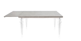 Tavolo MAULABILE, allungabile 255cm con 2 prolunghe, grigio, catalogo IPlex, codice I0020605738G