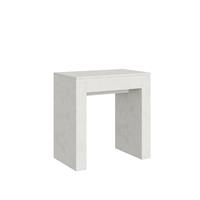 Consolle allungabile Allin 78-299 Bianco Spatolato