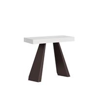 Consolle allungabile Diamante 90-196 Bianco telaio Orso
