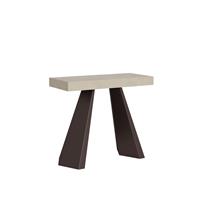 Consolle allungabile Diamante 90-196 Cashmere telaio Orso