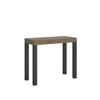 Consolle allungabile Everyday 90-196 Tortora telaio Antracite