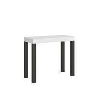 Consolle allungabile Everyday 90-300 Bianco telaio Antracite