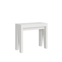 Consolle allungabile Naxy 90-196 Bianco Frassino