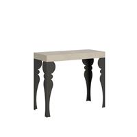 Consolle allungabile Paxon 90-196 Cashmere telaio Antracite