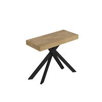 Consolle allungabile Saki 90-196 quercia natura gambe antracite
