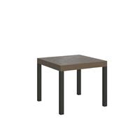Tavolo da pranzo Everyday 90x90 allungabile fino a 246cm, tortora