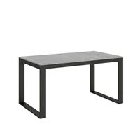 Tavolo da pranzo Evolution 90x160 allungabile fino a 264cm Cemento