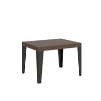 Tavolo da pranzo Flame 80x120 allungabile fino a 204cm, Noce