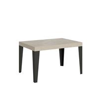 Tavolo da pranzo Flame 80x140 allungabile fino a 224cm, Cashmere