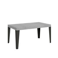 Tavolo da pranzo Flame 80x160 allungabile fino a 244cm, Cemento