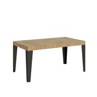Tavolo da pranzo Flame 80x160 allungabile fino a 244cm, Quercia